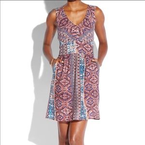 Lucky Brand Tribal Stripe Dress | M